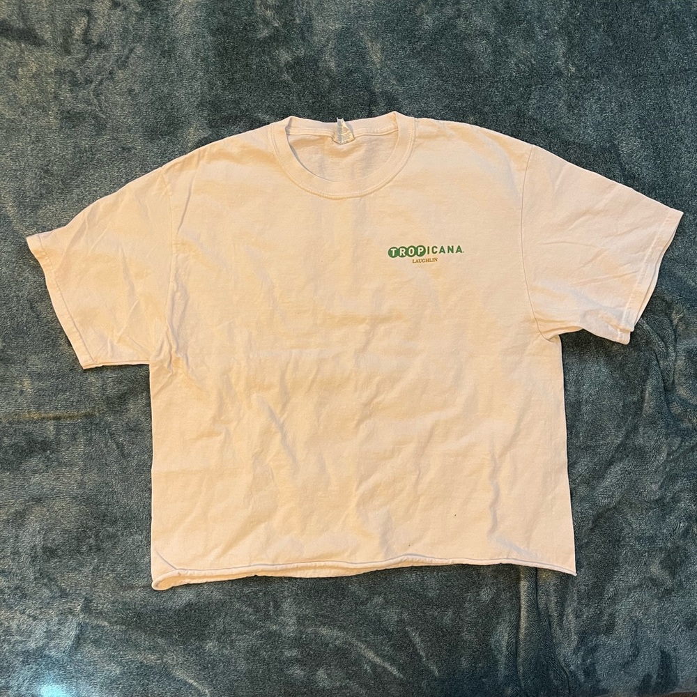 Large cropped Tropican Football Championship T shirt Port n Co